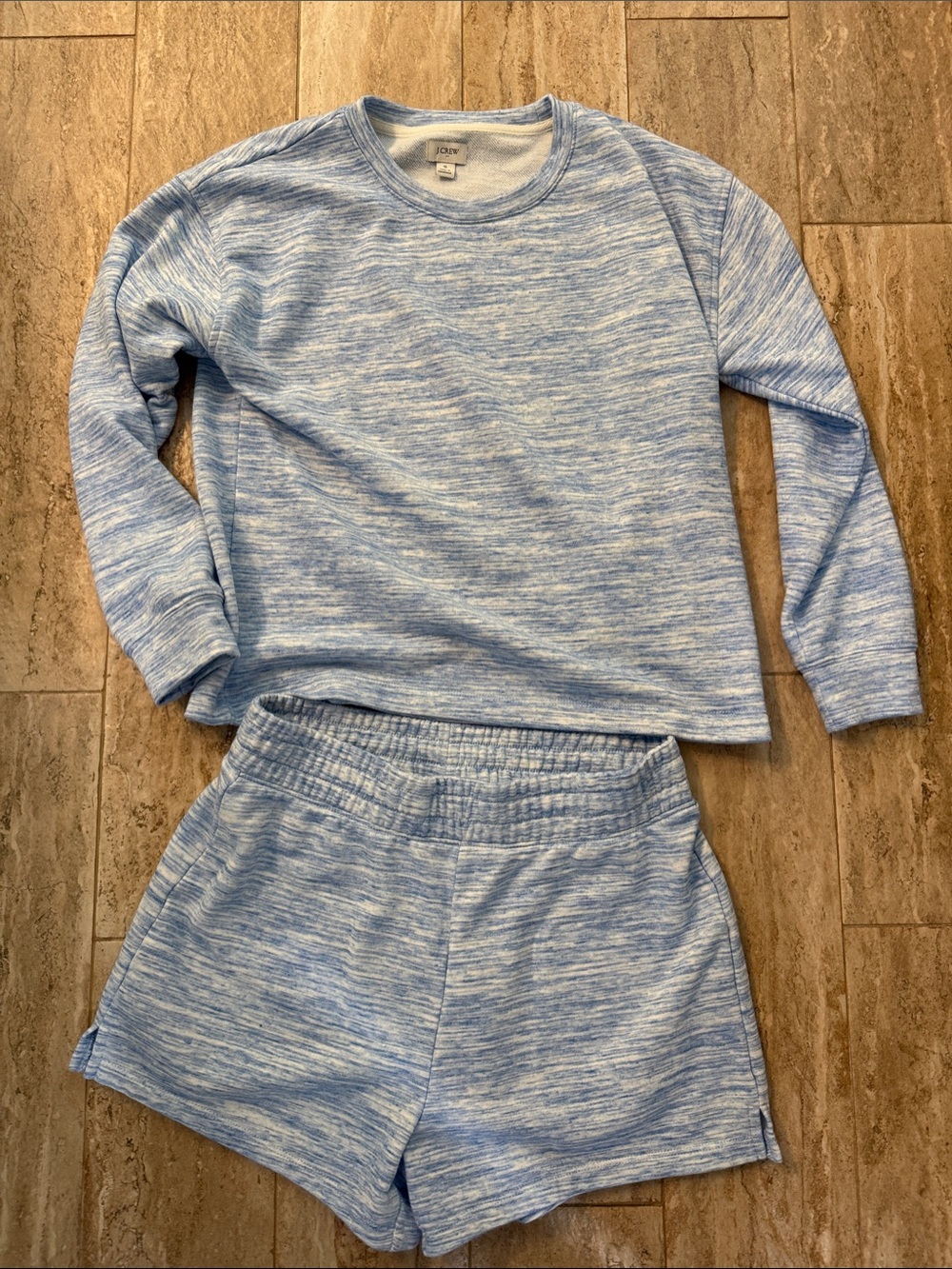 J. Crew women’s  Light Blue Heather Set